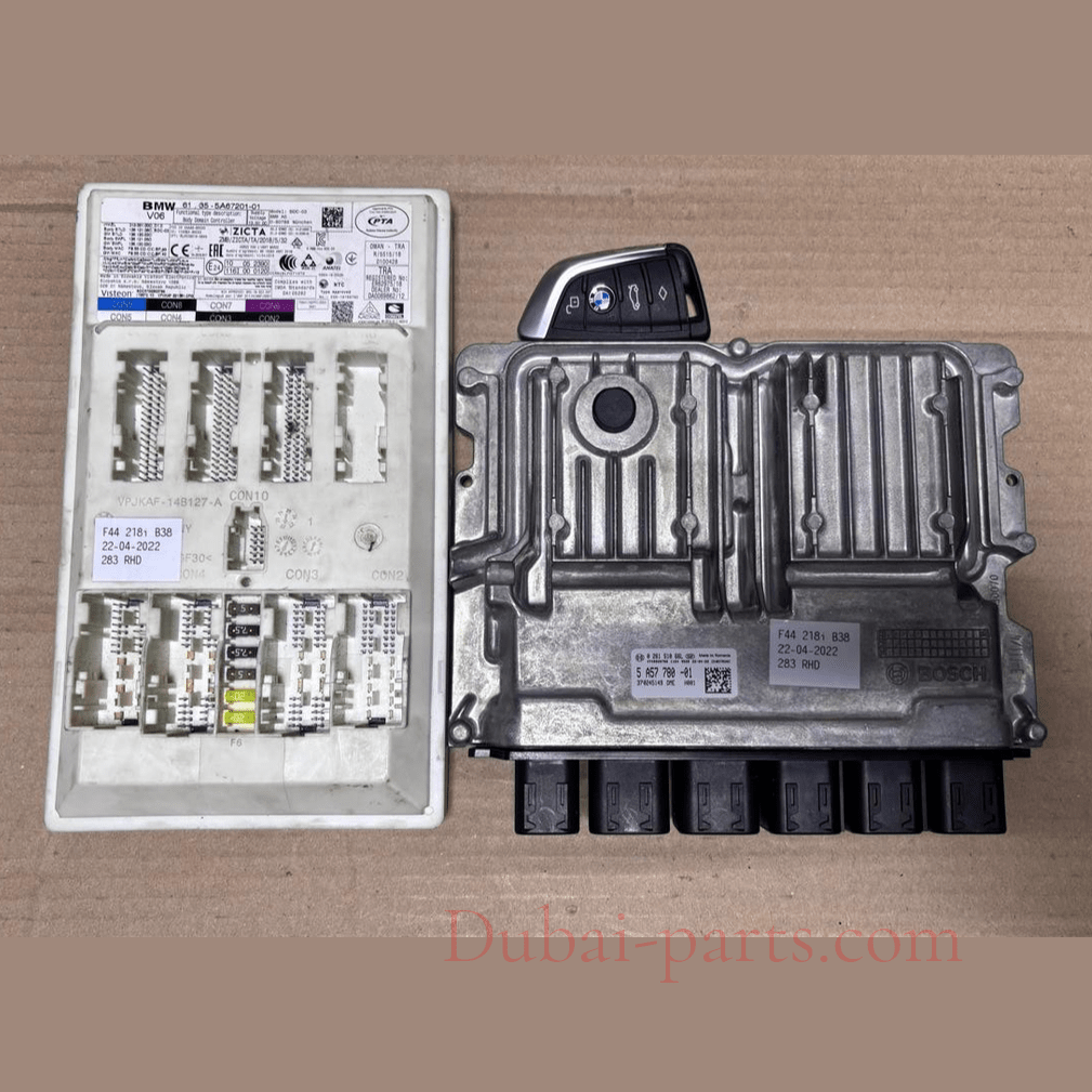 BMW F44 218i B38 22-04-2022 ENGINE CONTROL UNIT RHD  COMPLETE SET- (5A57780)