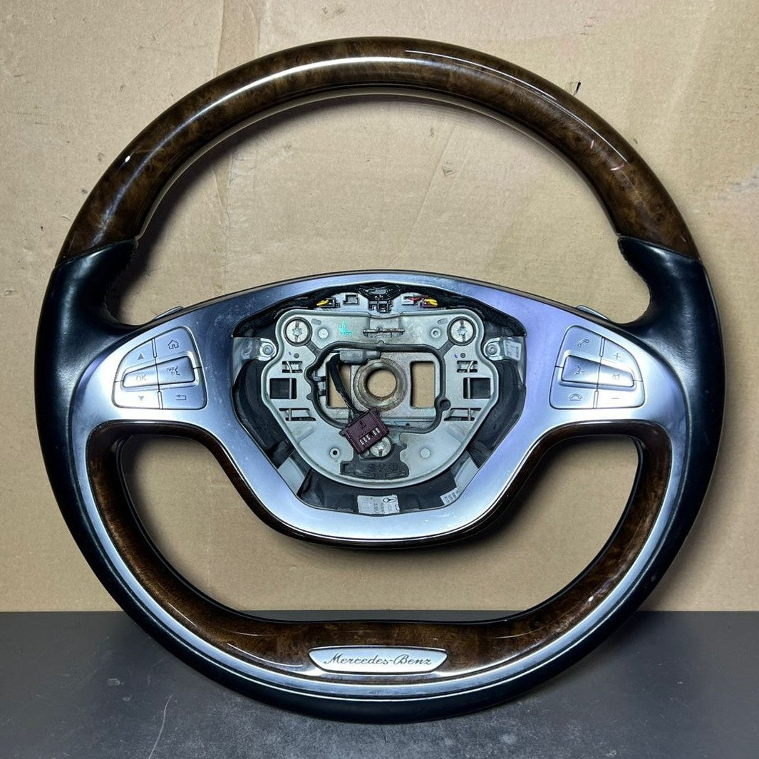 Mercedes W222 Steering Wheel Multi Function Sport Assembly With Paddle Shifts