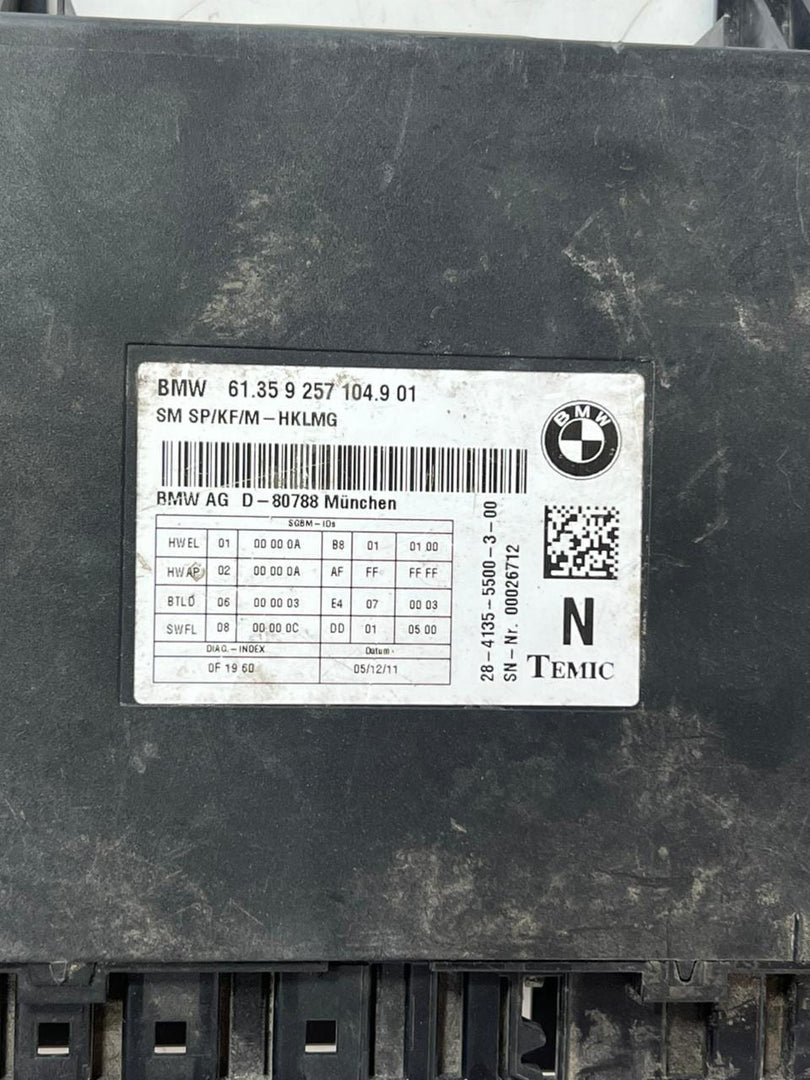 2012 BMW 750Li 7 Series F01 F02 F03 F04 Seat Control Module 9257104 OEM