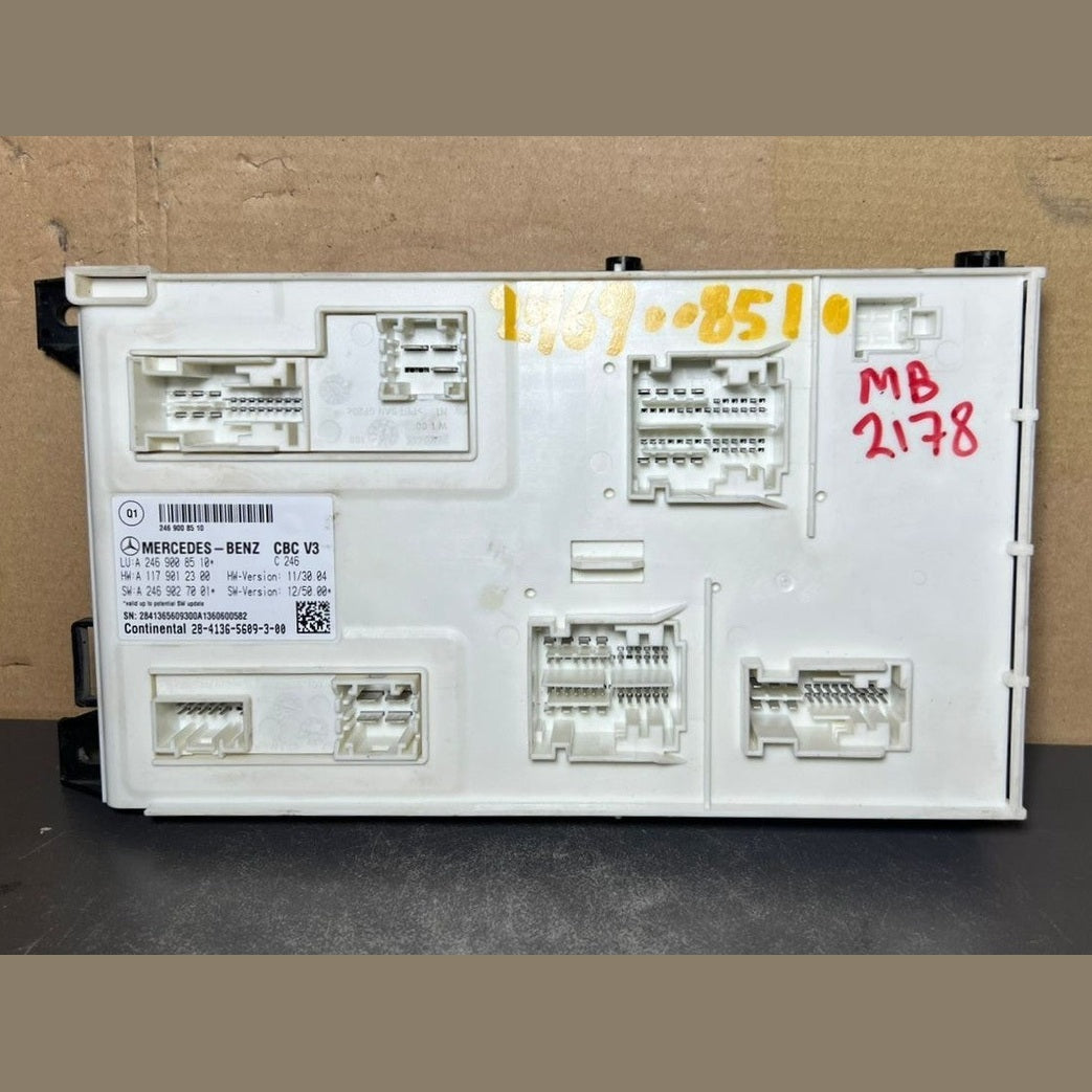 Mercedes W246 CLA B-Class Front SAM Body Control Module Unit A246 9008510 OEM