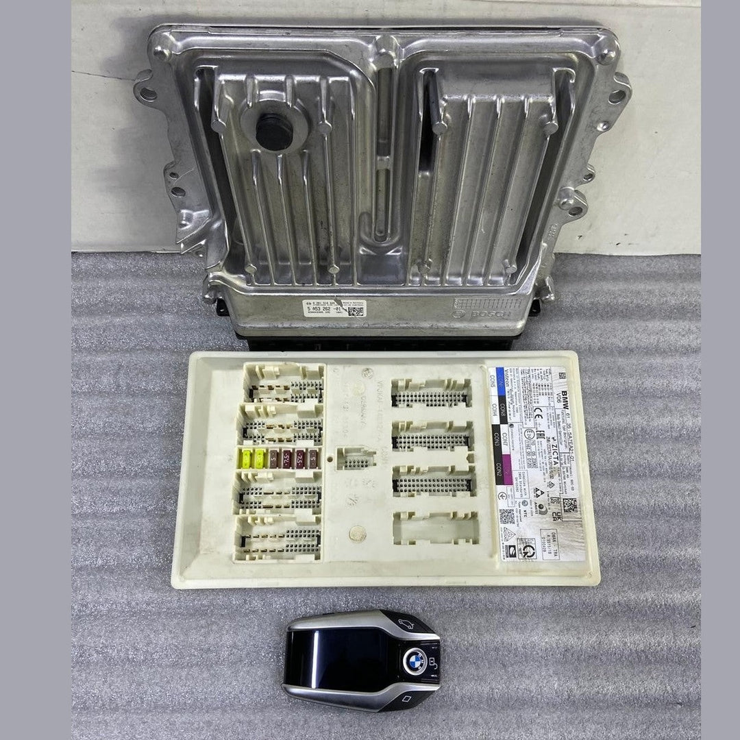OEM BMW G30 HYBRID B48 ENGINE CONTROL UNIT ECU SET 5A53262 BOSCH
