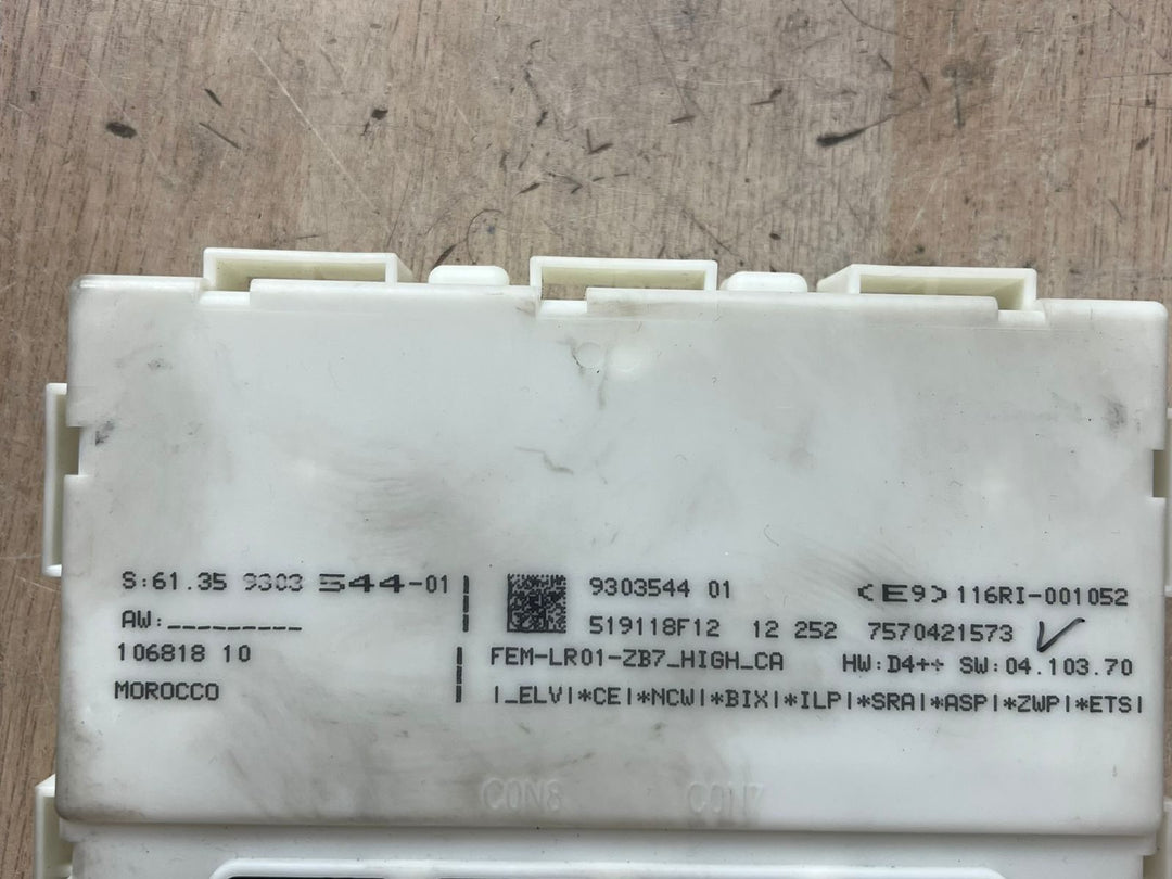 BMW 5 F10 F11 2.0D DDE Engine Control Unit ECU SET + FEM+ 2KEYS 8514740