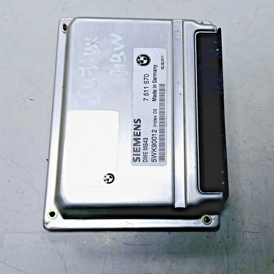 BMW 3,5, SERIES E46 E39 Z3 E36 M54 ENGINE CONTROL ECU MODULE DME MS43 7511570