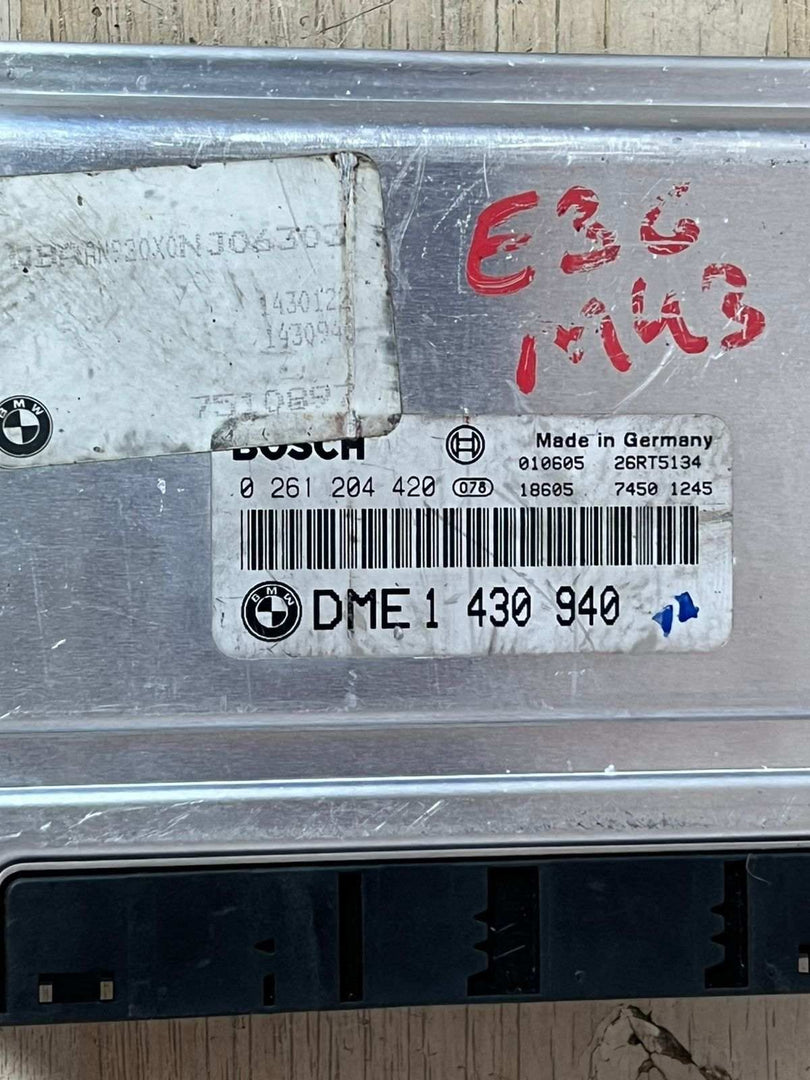 BMW Engine Control Unit 1430940 3 Series E46 M43 ECU OEM