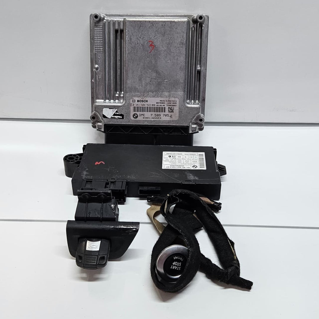 BMW Engine Control Unit DME ECU SET E90 N46N engine 7589705 BMW E90 E60 118i 120
