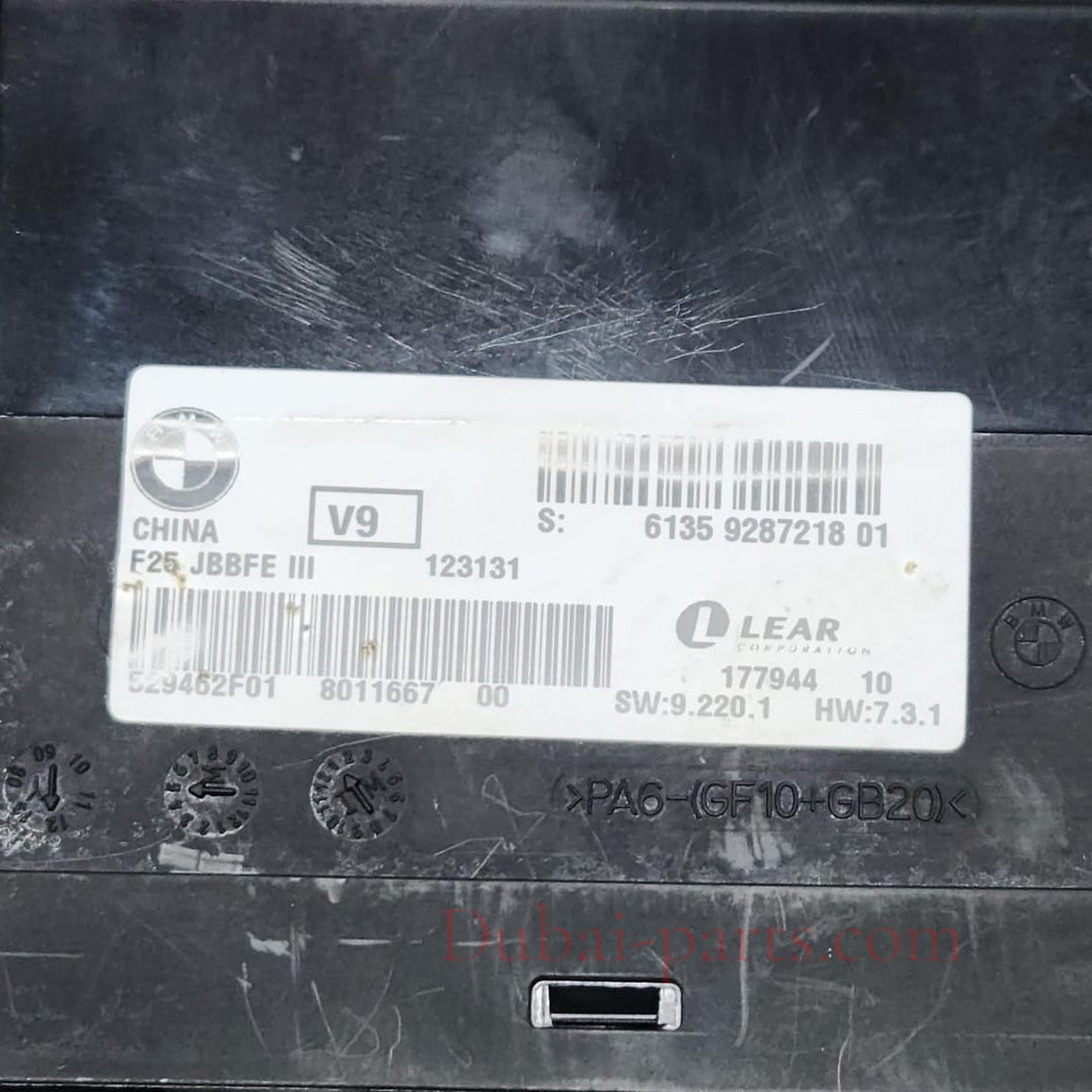 2011-2014 BMW X3 Body Control Module 9287218 X3 F25