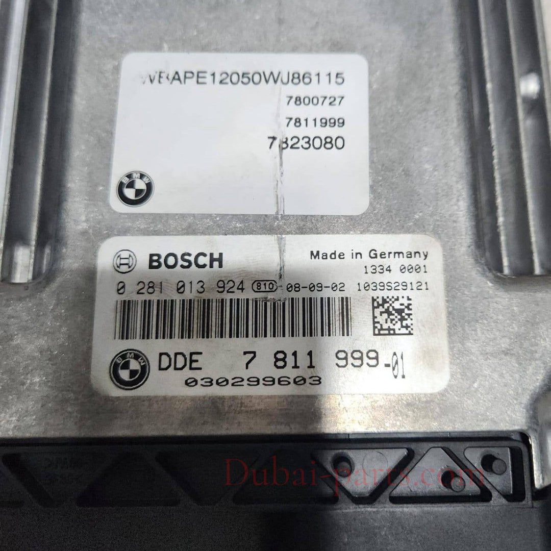 2004-2010 BMW X3 Engine Control Unit 7811999 E83 2.0D ECU SET FOR X3 E83 2.0D 