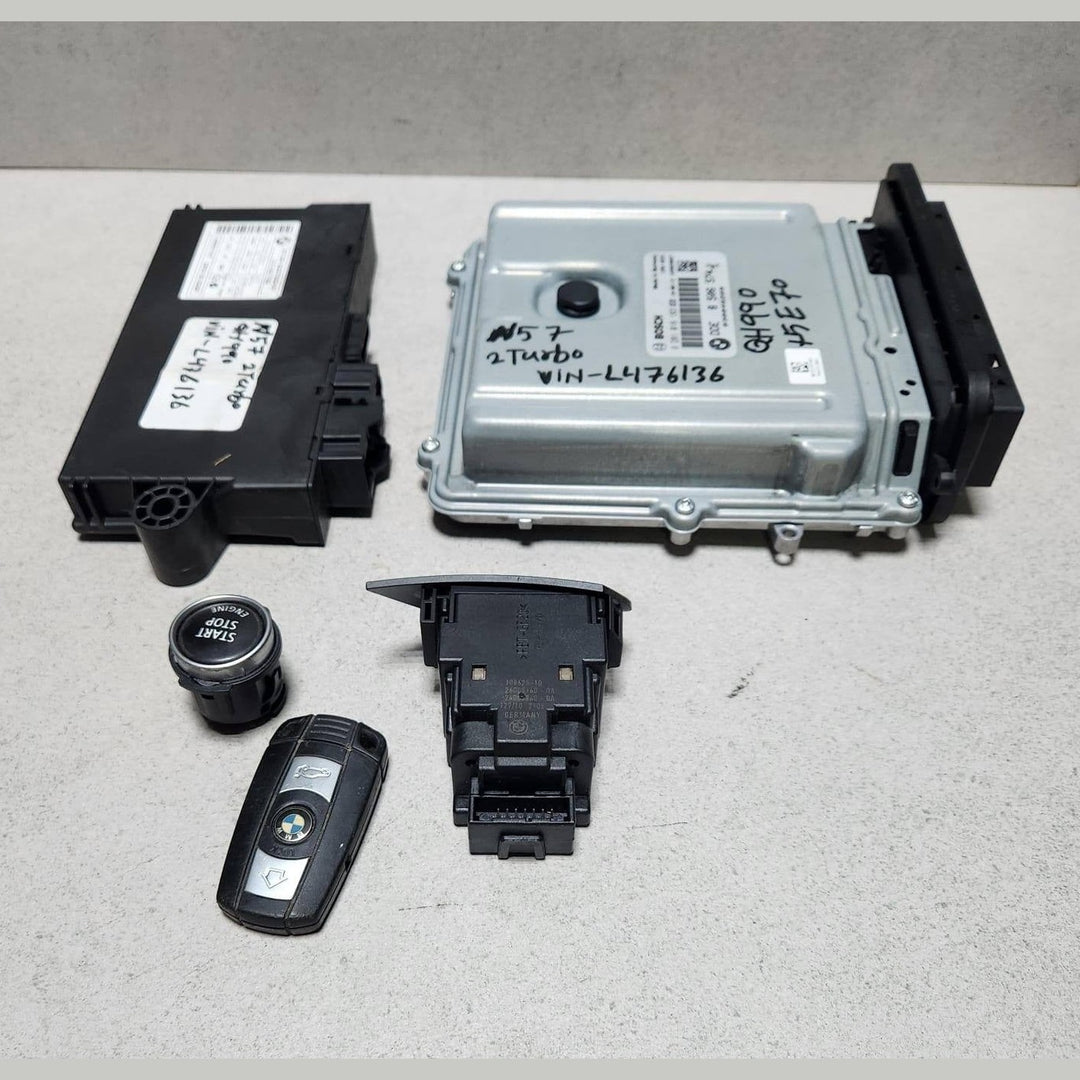 BMW Engine Control Unit 8506574 X5 E70 4.0D E70 N57 D5 TWIN TURBO ECU SET 