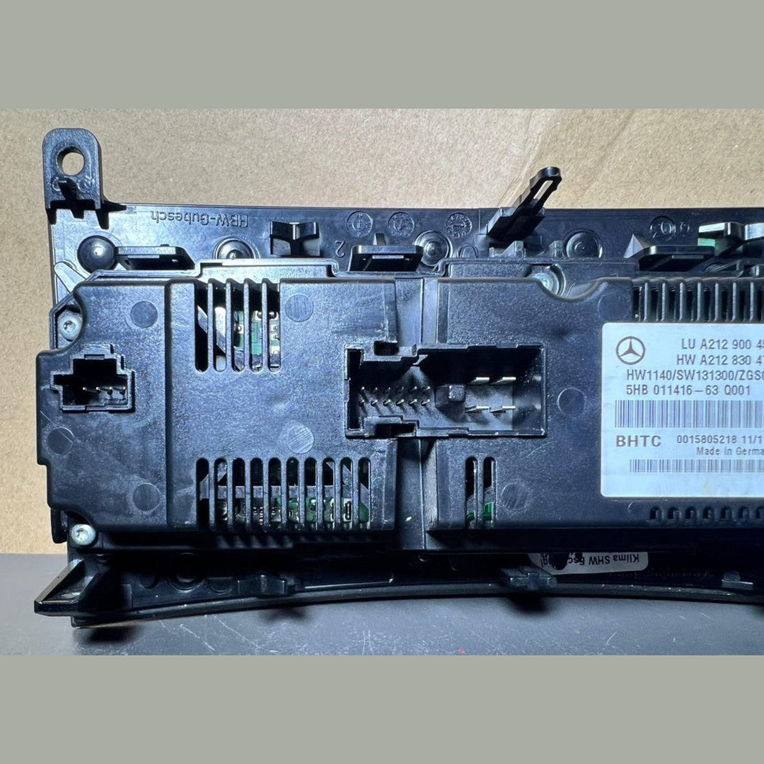 MERCEDES-BENZ E-CLASS W212 CLIMATE A/C AIR CONDITION CONTROL PANEL A212 9004525