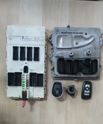 Load image into Gallery viewer, BMW F30 N55 HYBRID ECU DME Set 8621008 FEM Key Complete Kit OEM