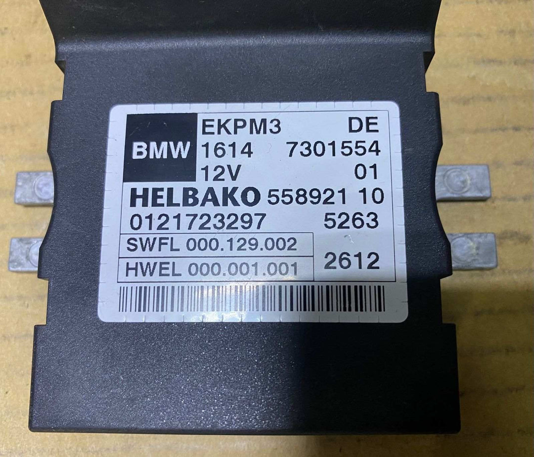2014-2015 BMW 328d Fuel Pump Control Module 7301554 328i, 335i, 328d, and 640i G