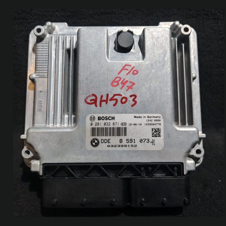 BMW 520D 2014 DIESEL F10  Engine CONTROL UNIT  ECU Diesel B47 8591073