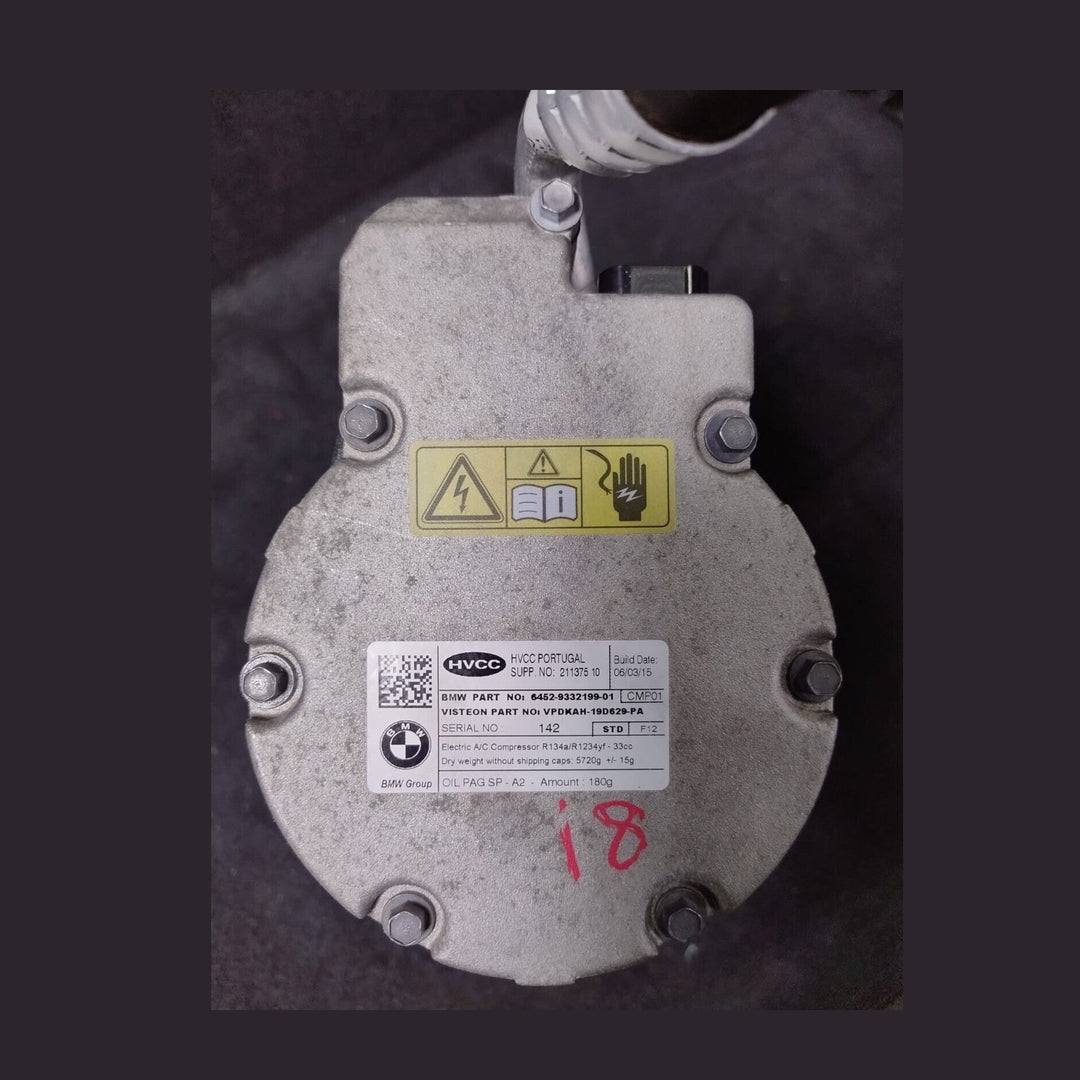 OEM BMW i8  Electric AC Air Conditioning Compressor 6452 9332199