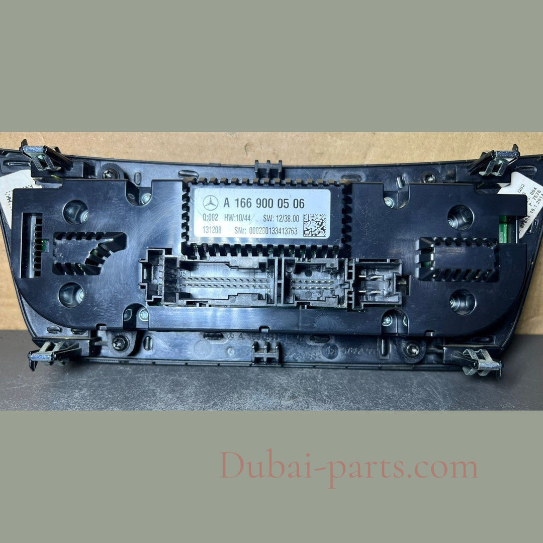13-16 Mercedes W166 GL AC Climate Heater Control Panel Switch A166 9000506 OEM