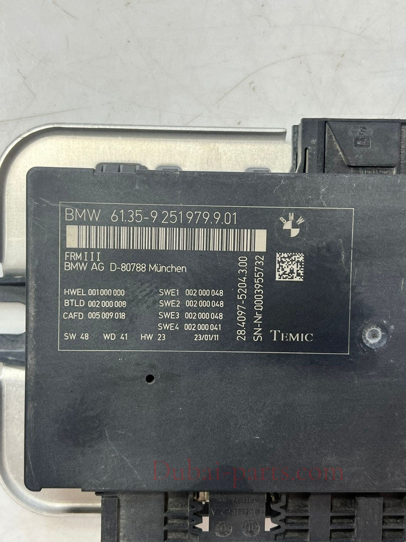 2010-2014 BMW X3 F25 FRM3 Footwell Control Module 9251979 OEM