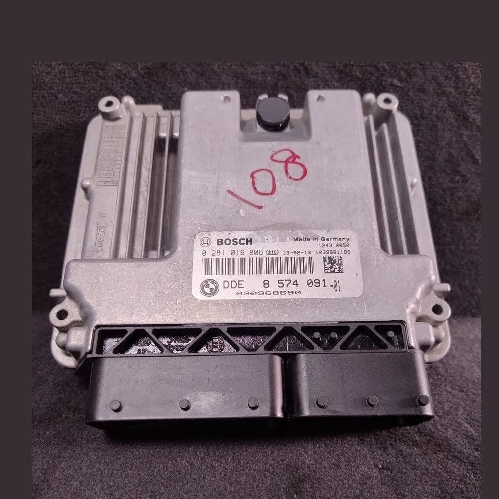 Automatic  BMW F10 F11 520d N47N 184HP Engine Control Unit ONLY  DDE 8574091