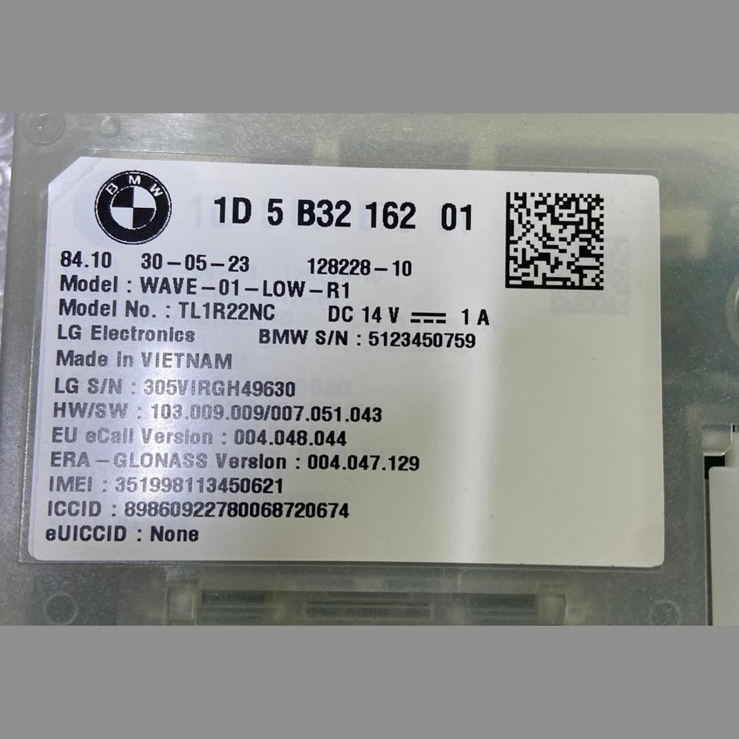 OEM BMW X7 G07 LCI X7 X DRIVE 40I ANTENA TELEMATICS CONTROL MODULE UNIT 5B32162
