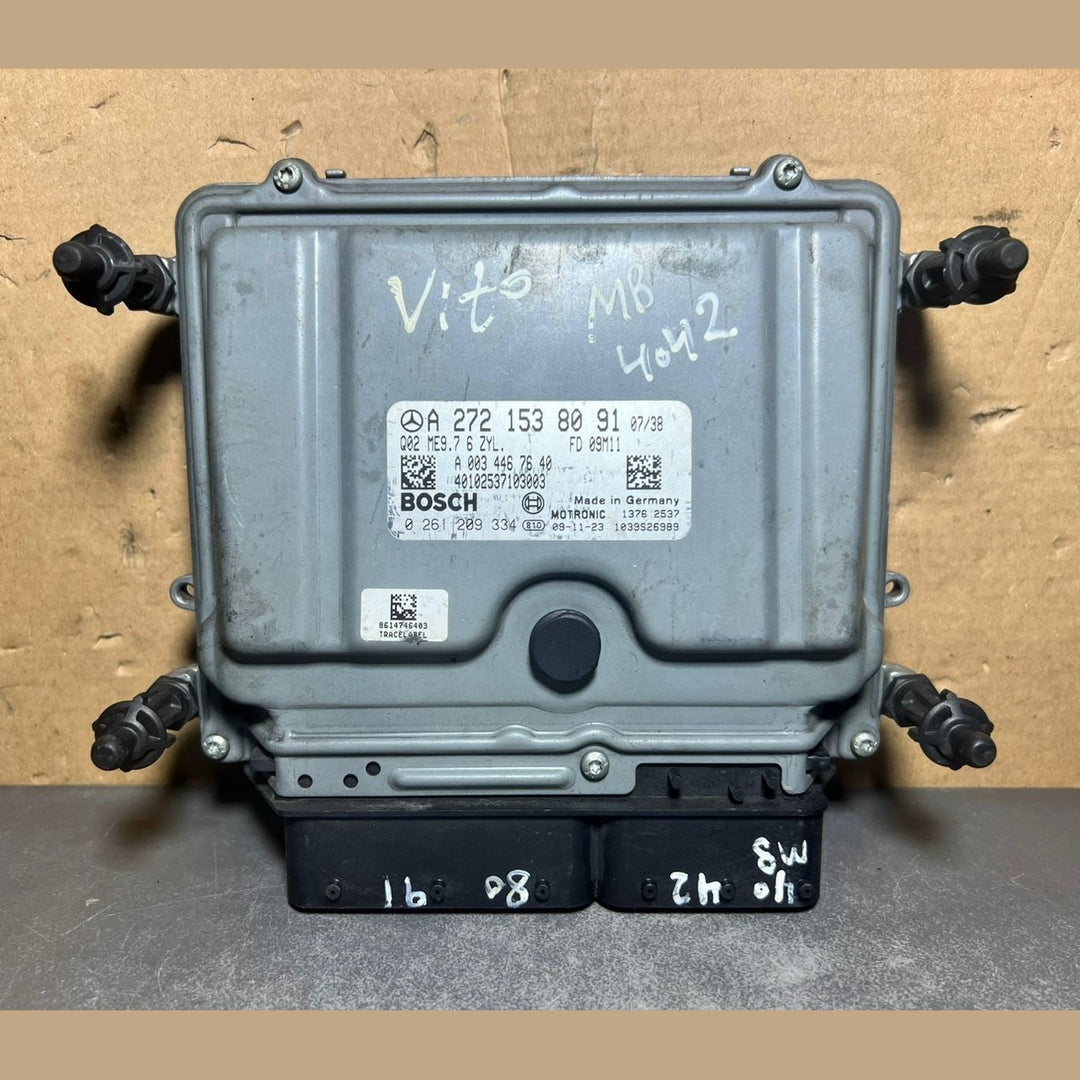 08-10 Mercedes Vito V-Class Engine Control Module Unit ECM ECU A272 1538091 OEM