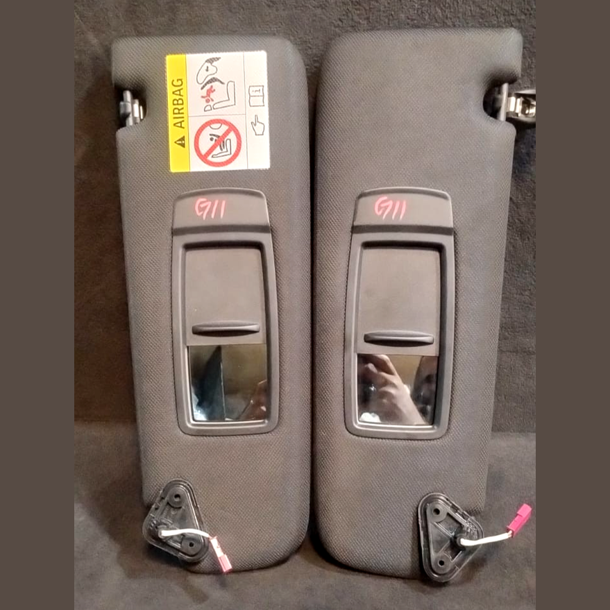 BMW G11 7 SERIES SUN VISOR SET WITH VANITY MIRROR OEM VIN  B314963