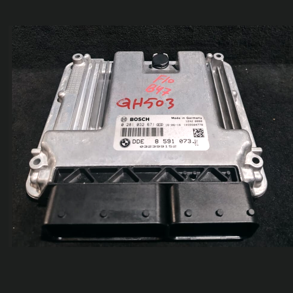BMW 520D 2014 DIESEL F10  Engine CONTROL UNIT  ECU Diesel B47 8591073