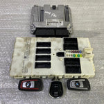 Load image into Gallery viewer, OEM BMW 320d N47N F30 2013 ENGINE CONTROL UNIT ECU KIT DDE 8573259 BOSCH