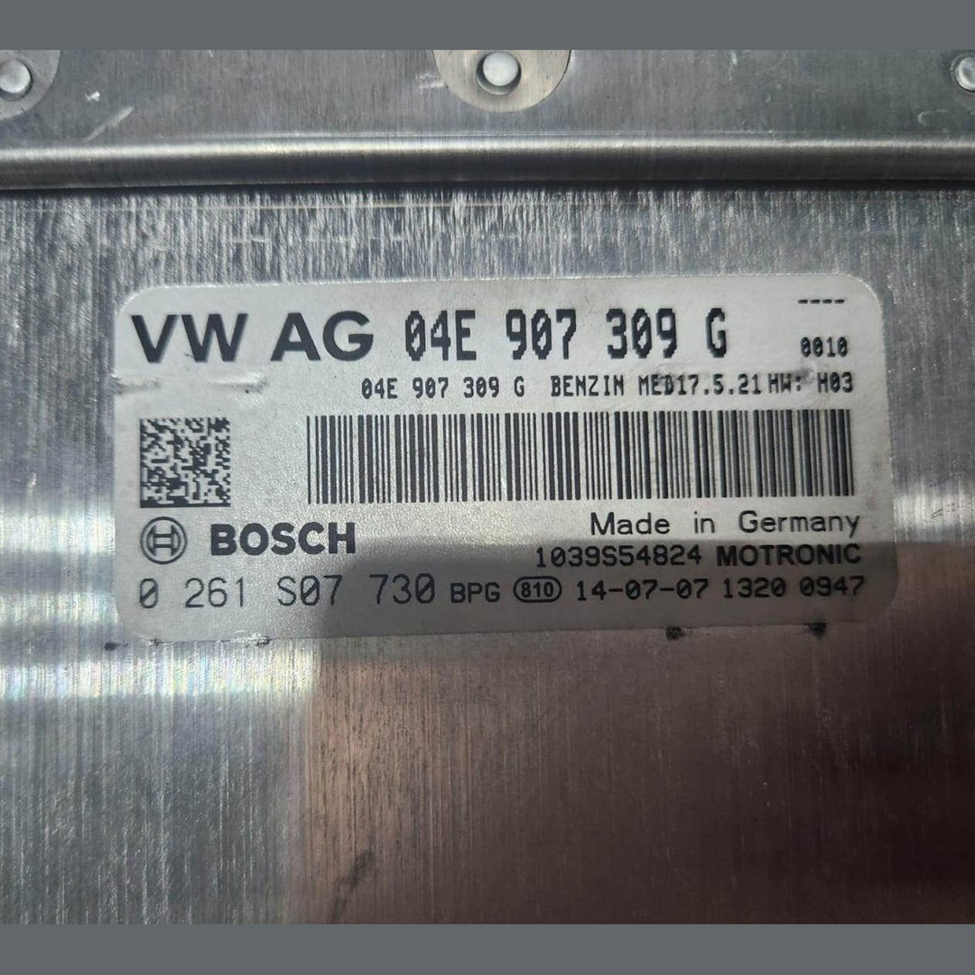 2010-2012 Volkswagen Golf Engine Control Unit 04E907309G ECU SET Golf 1.4 TSI 