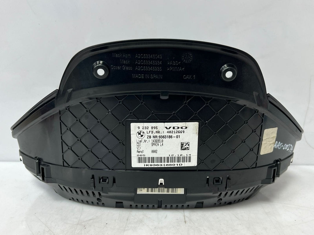 BMW F30 F31 F32 F33 3' 4' X1 F-series SPEEDOMETER Instrument Cluster 9363186 OEM