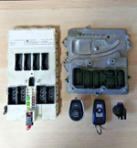 Bild in die Galerieansicht laden, BMW 435i F36 N55 3.0L DME ECU CAS Key Set OEM 7540686 2014