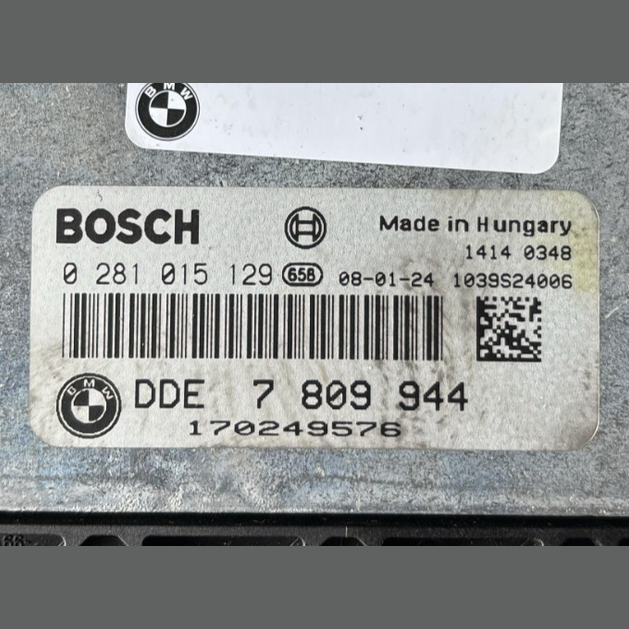 BMW X5 E70 E60 3.0L M57 MOTORSTEUERGERÄT MODUL DDE ECU SET - 7809944