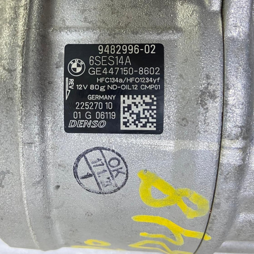 OEM BMW M340i 330i G20 B48 A/C AIR CONDITIONING COMPRESSOR & CLUTCH 9482996