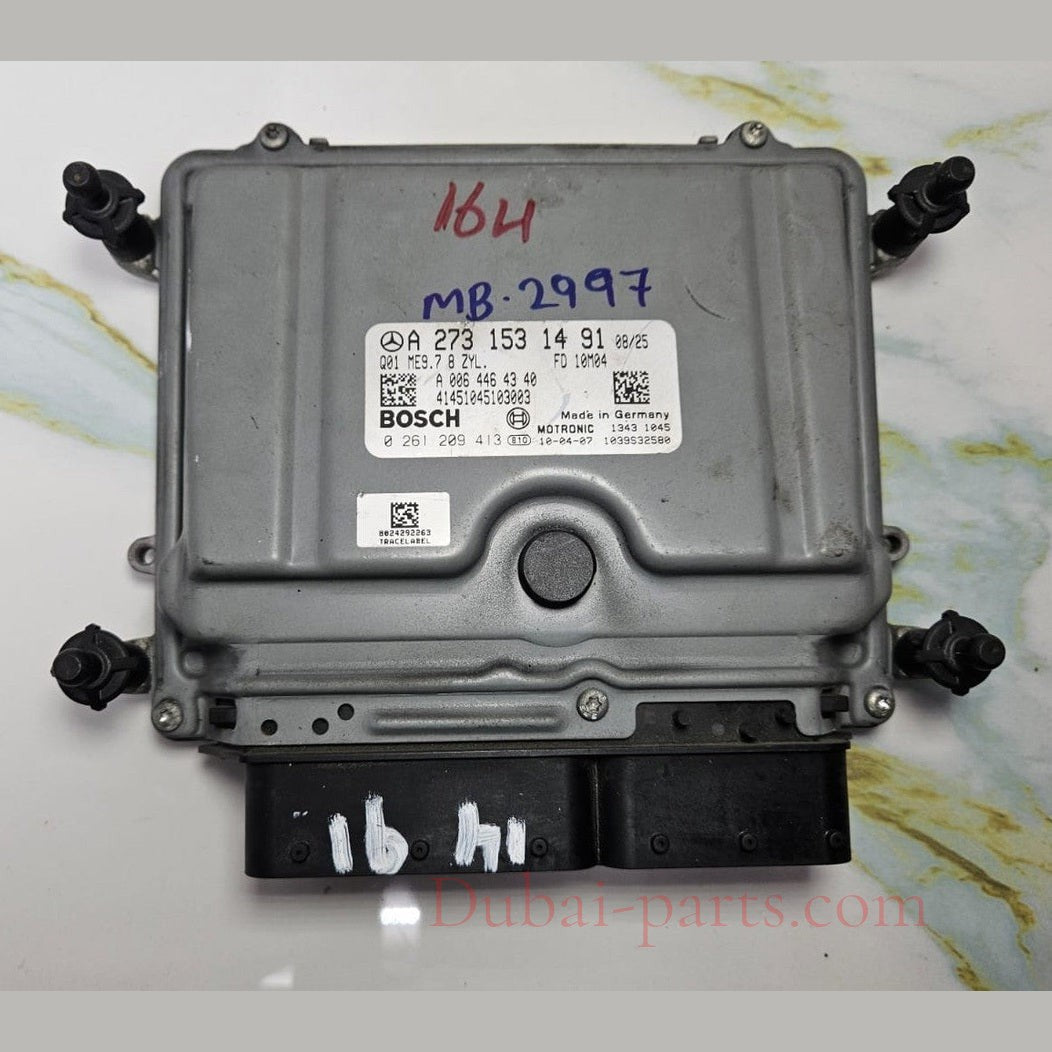 07-12 Mercedes W164 GL ML GLE ECU Engine Control Module Unit A273 1531491 OEM