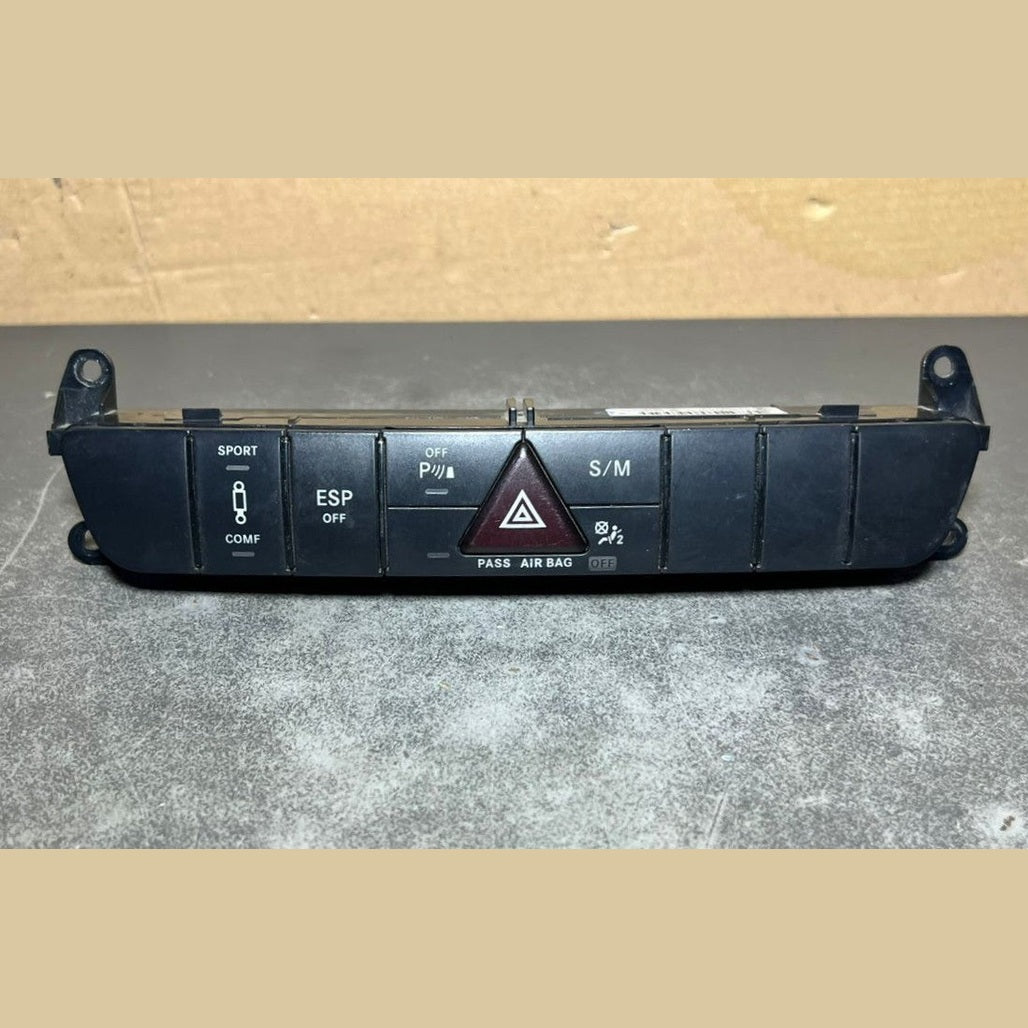 07-13 Mercedes W164 ML GL Switch Control Panel Suspension ESP S/M A164 8700151