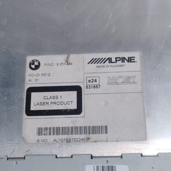 OEM BMW 5 SERIES F10 F11 F12 RADIO AUDIO CD DISC PLAYER HEAD UNIT – 9257484
