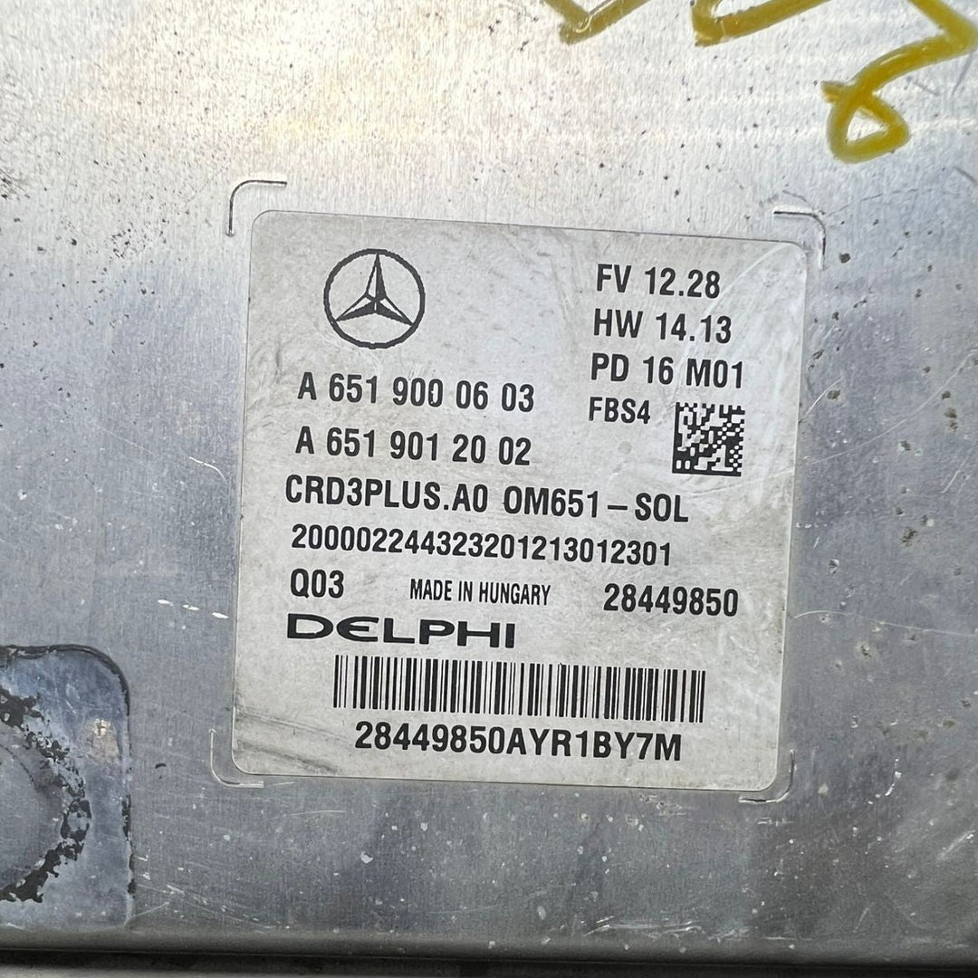 14-18 Mercedes W205 C-Class Engine Control Module Unit ECM ECU A651 9000603 OEM