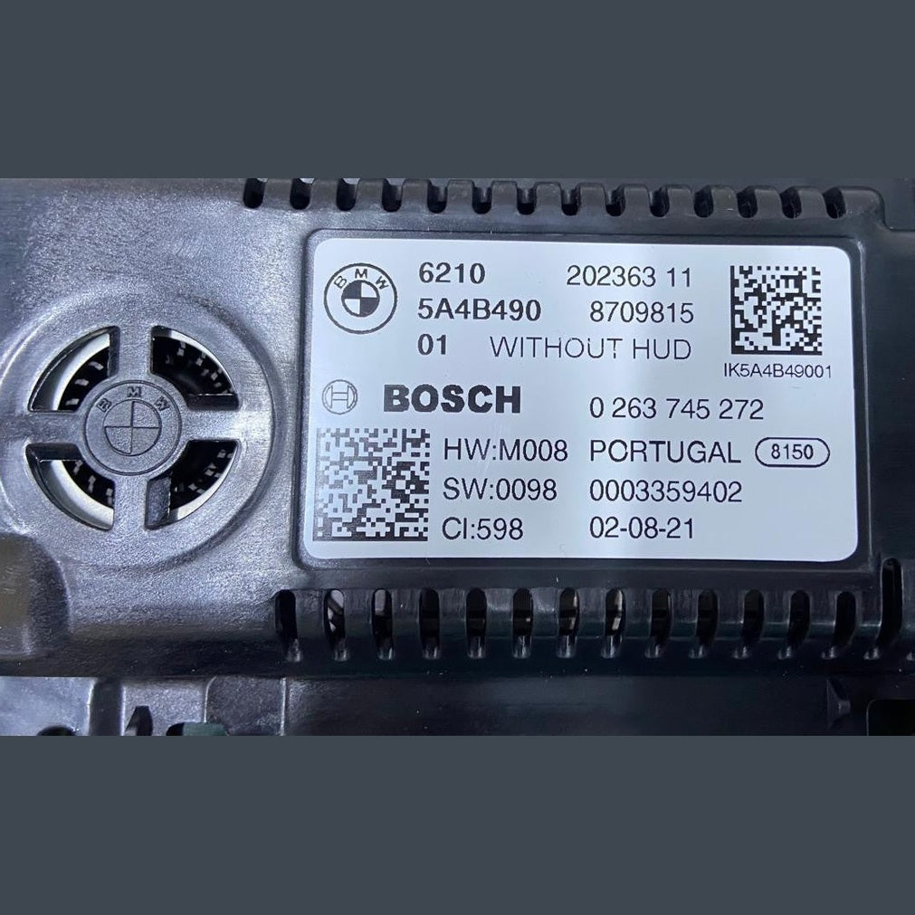 OEM BMW 3 Series G20 G21 Instrument Cluster Speedometer 5A4B490 BOSCH