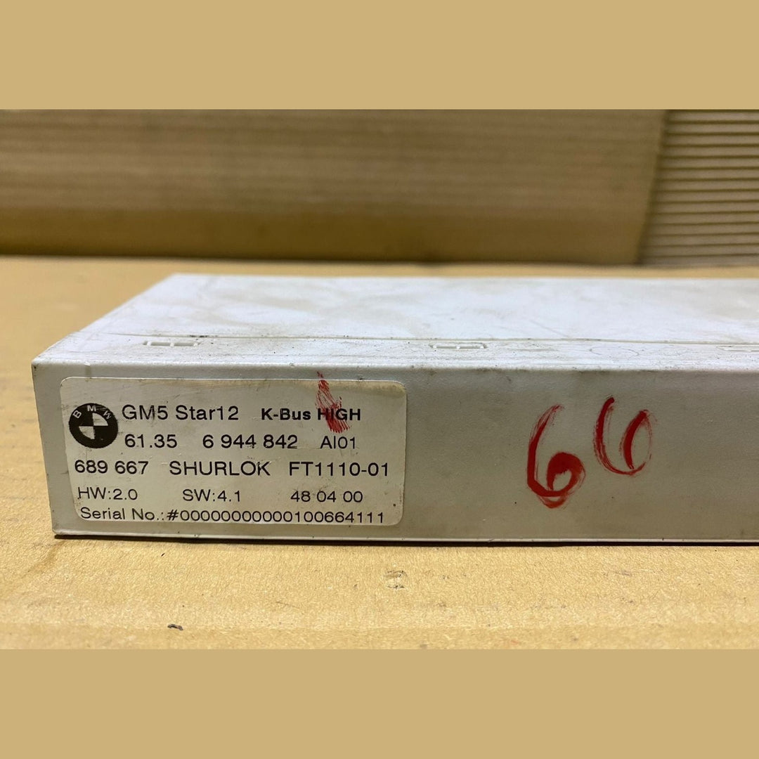 BMW Body Control Module 6944842 E46 M3 and 330i models. GM5 hardware version 2.0