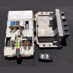قم بتحميل الصورة إلى عارض الصور، BMW 118i 318i F30 F20 2015 B38 ENGINE CONTROL ECU SET COMPLETE + KEY DME 8662411