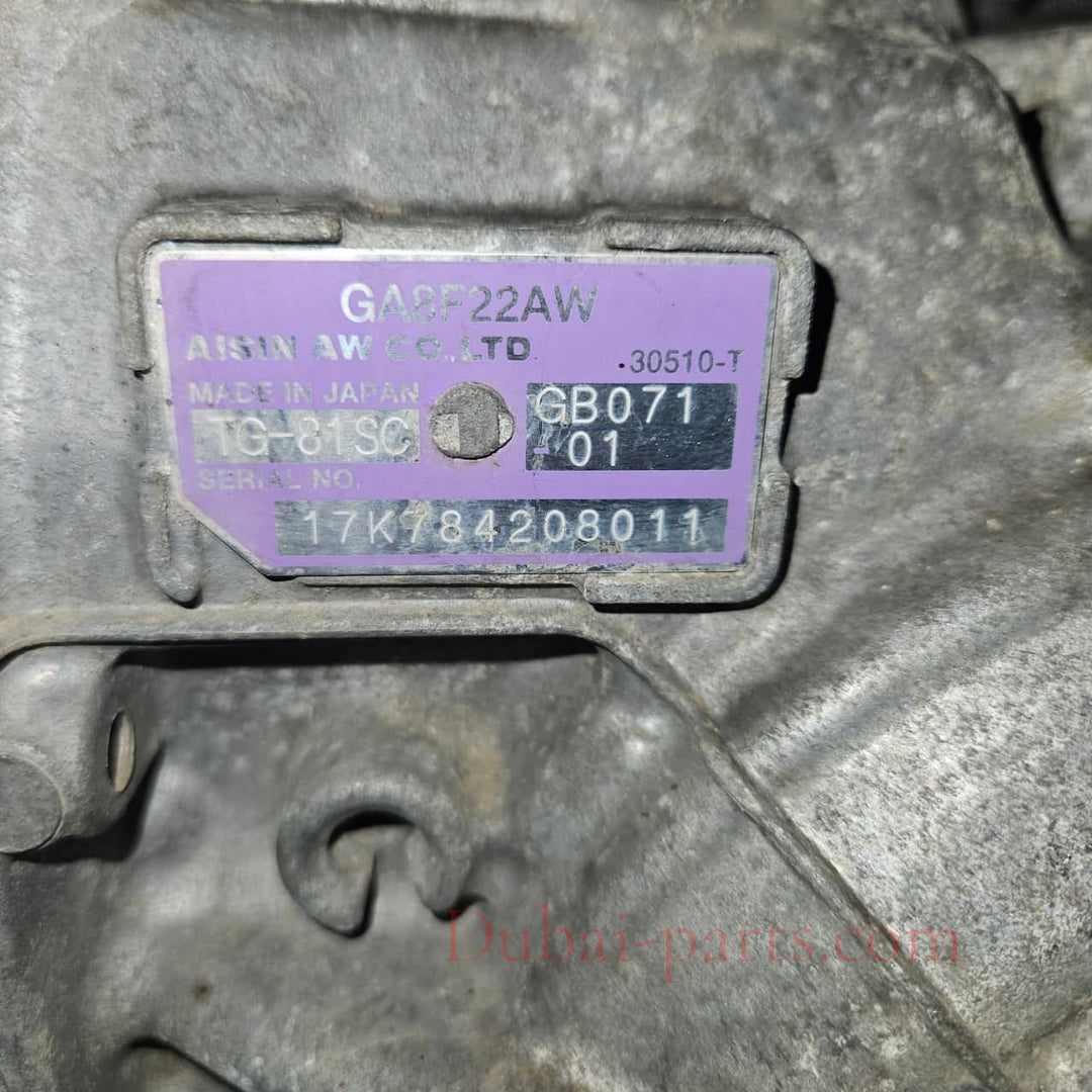 2018-2021 BMW X1 F48 Automatic Transmission GA8F22AW 8741813