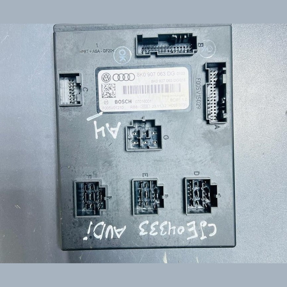 AUDI A4 A5 BODY COMFORT CONTROL UNIT MODULE 8K0907063  DG