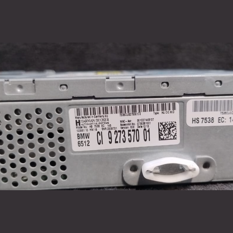 OEM BMW 5 F10 F11 HU CIC MID BUSINESS CD PLAYER SYSTEM CONTROLLER - 9273570