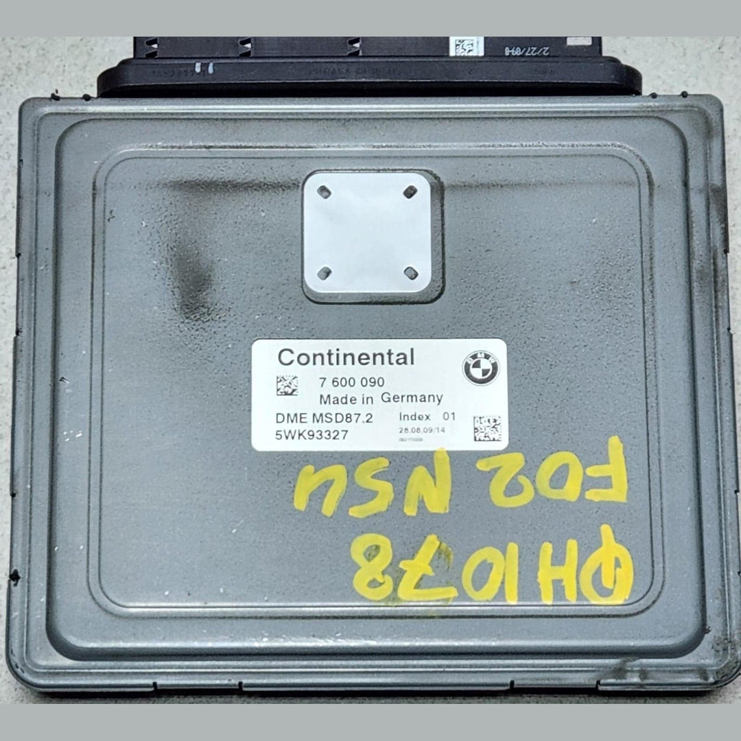 2011-2013 BMW F02 740Li N54 Engine Control Unit 7600090 7 SRE AUTOMATIC ECU SET