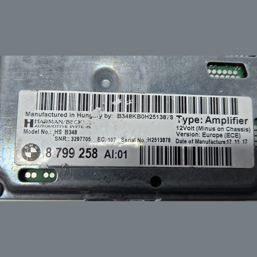 8799258-2018-2023 BMW M5 G11 G12 Active Sound Design Amplifier OEM
