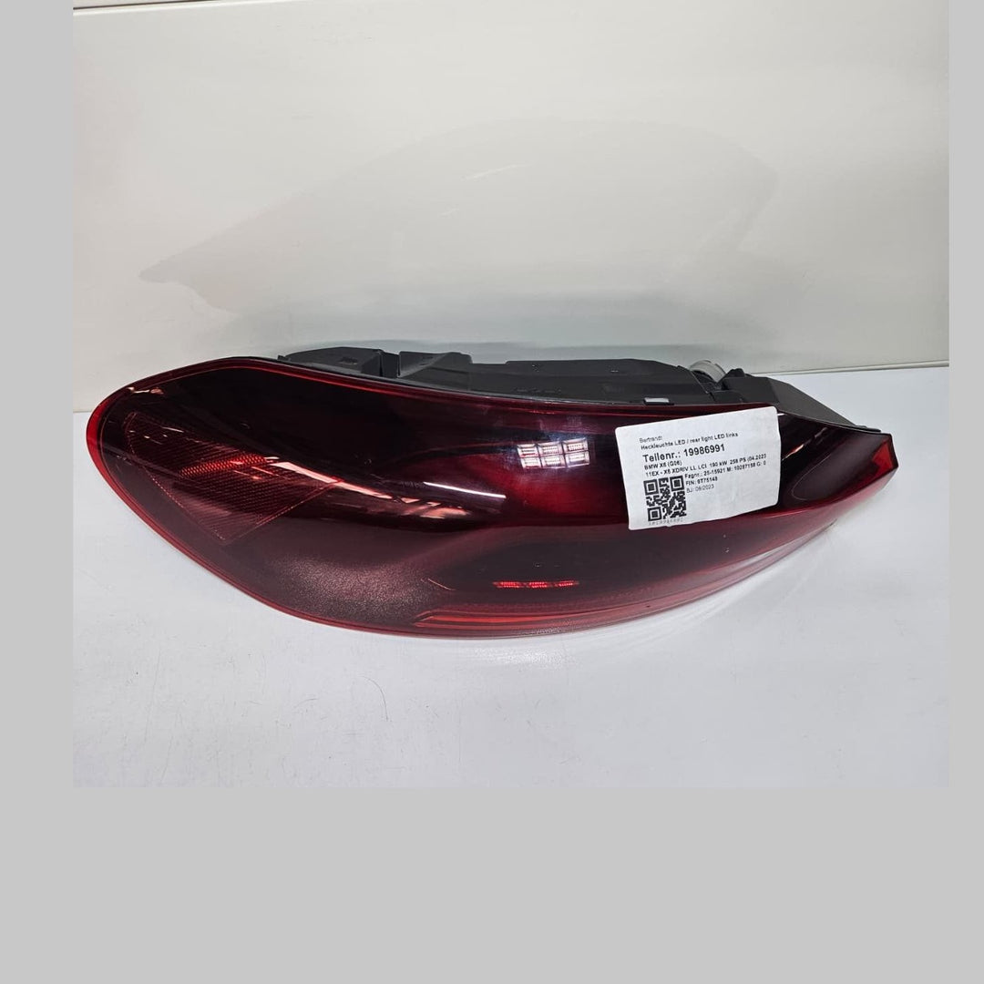 2019 BMW X6 G06 LCI Taillight Led Side Panel Left 7421113