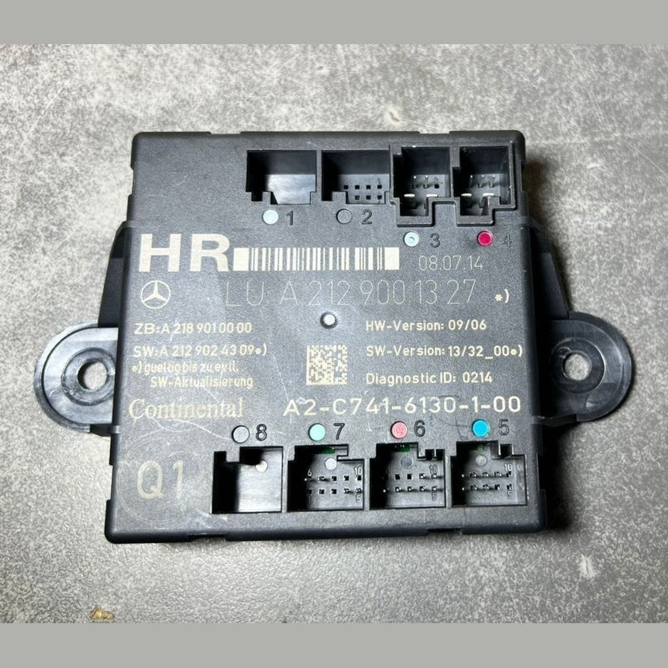 Mercedes-Benz W212 E-Class Rear Right Side Door Control Module A212 9001327 OEM