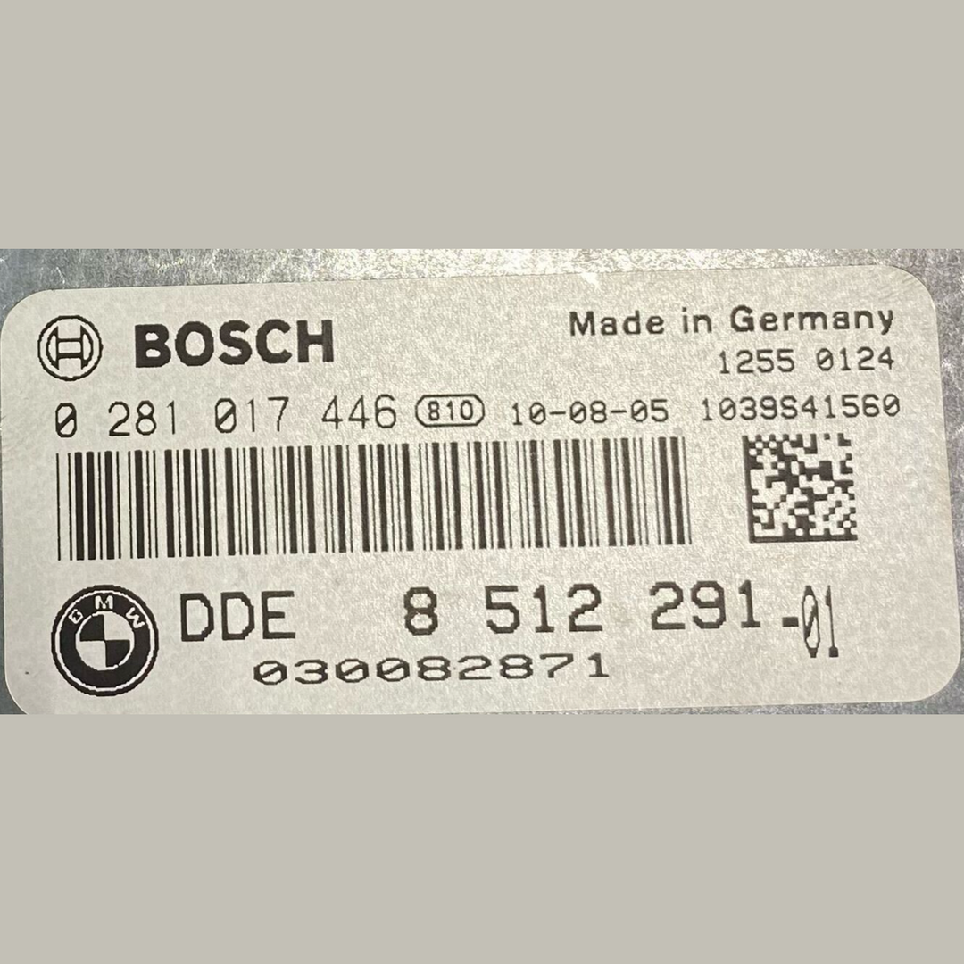 BMW  E90 N47 ENGINE CONTROL UNIT ECU KIT DDE 8512291