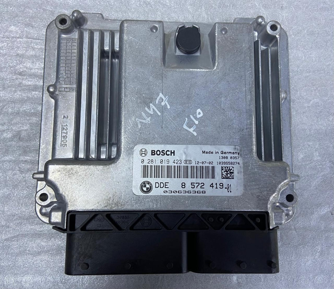 OEM BMW X3 F25 F10 N47N ENGINE CONTROL ECU UNIT MODULE DDE ECU SET 8572419