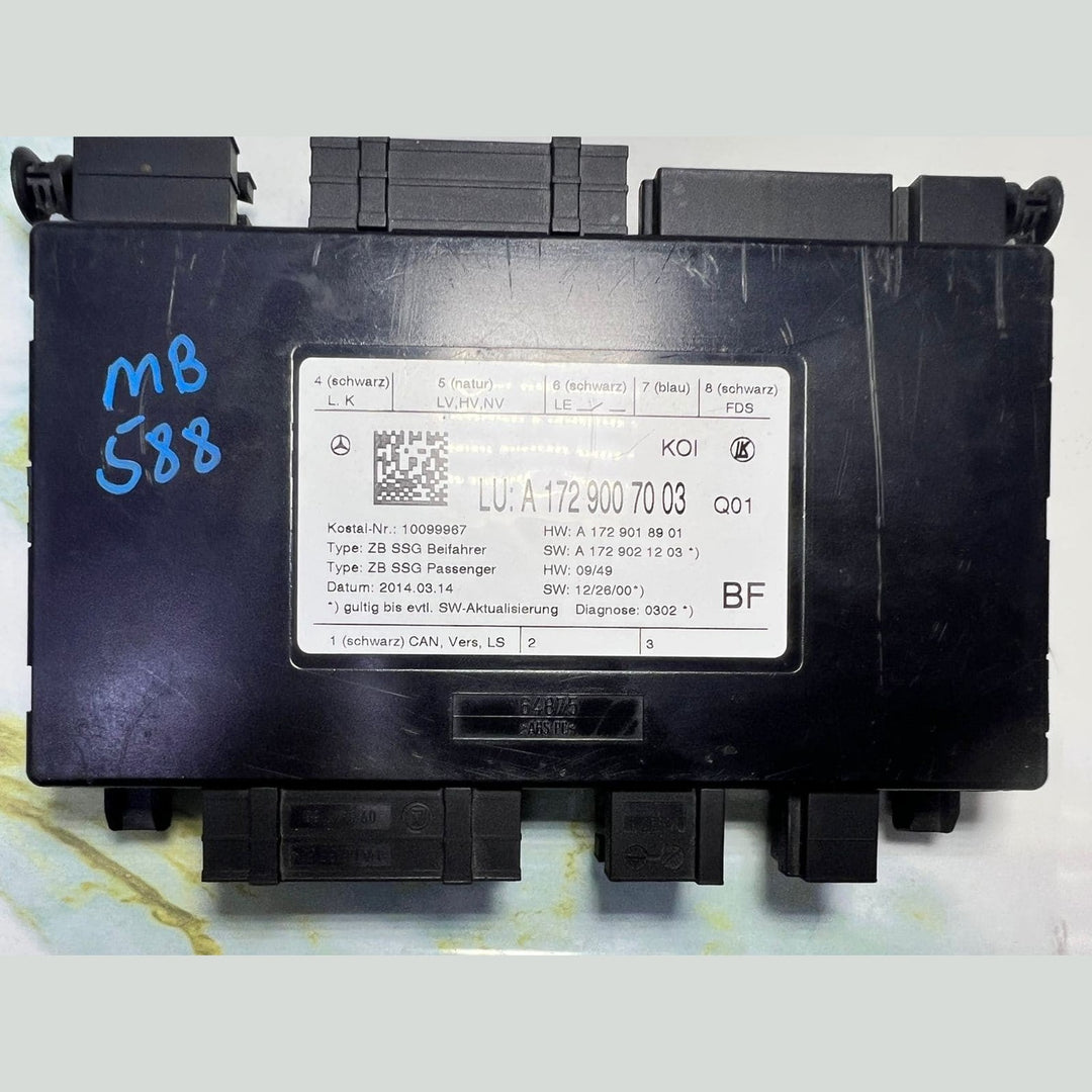 Mercedes-Benz Seat Control Module A1729007003 E-Class W212 