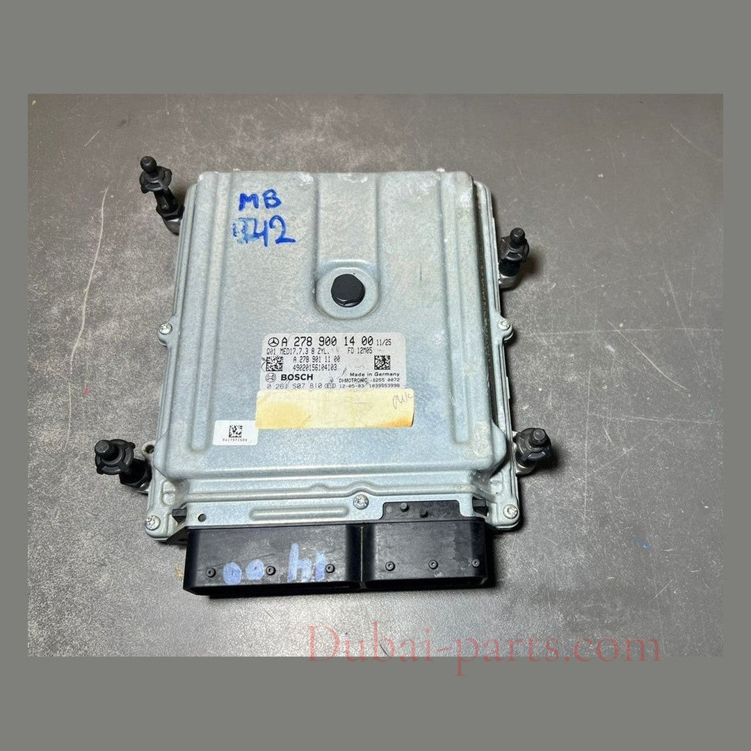 12-18 Mercedes W166 GL450 Engine Control Module Unit ECM ECU A278 9001400 OEM