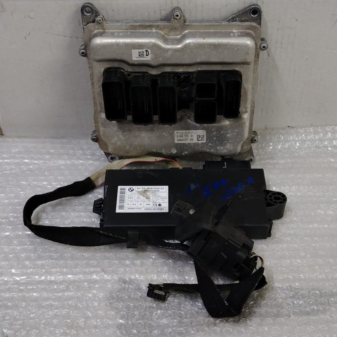 OEM BMW X1 E84 2009-15 N20 ENGINE CONTROL UNIT ECU KIT DME 8603576 BOSCH