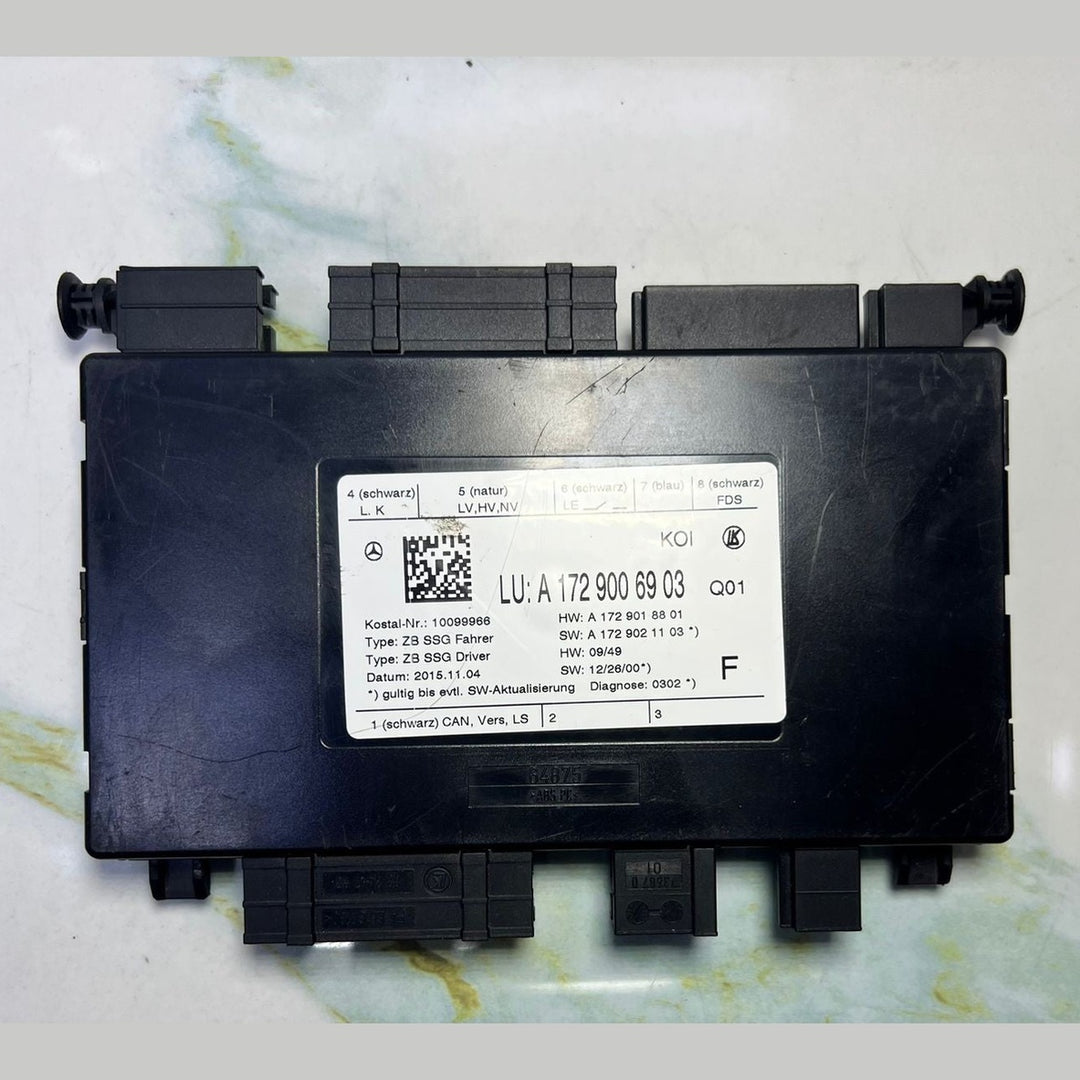 Mercedes W172 W212 SLK Front Driver Side Seat Control Module A172 9006903 OEM